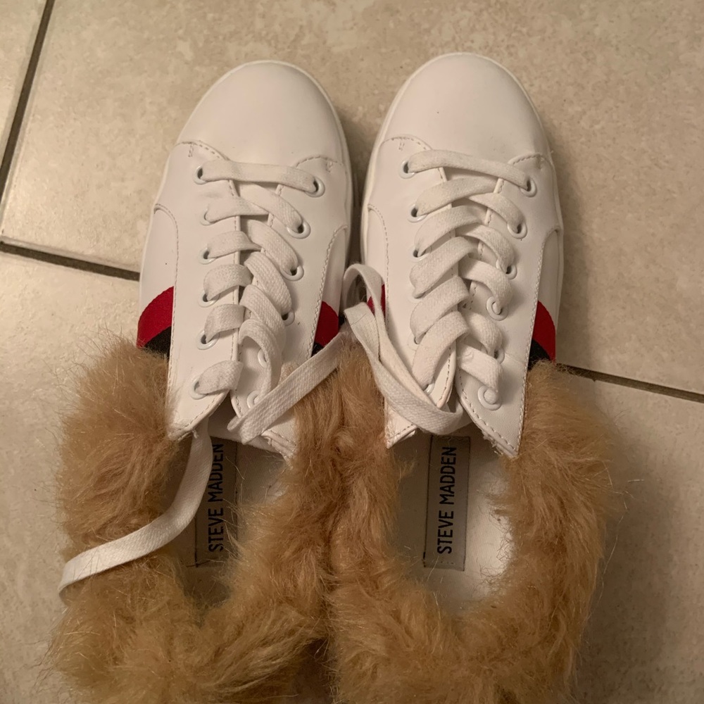 Fur shoes